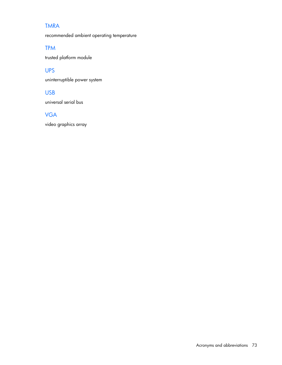 HP ProLiant SL165z G7 Server User Manual | Page 73 / 76