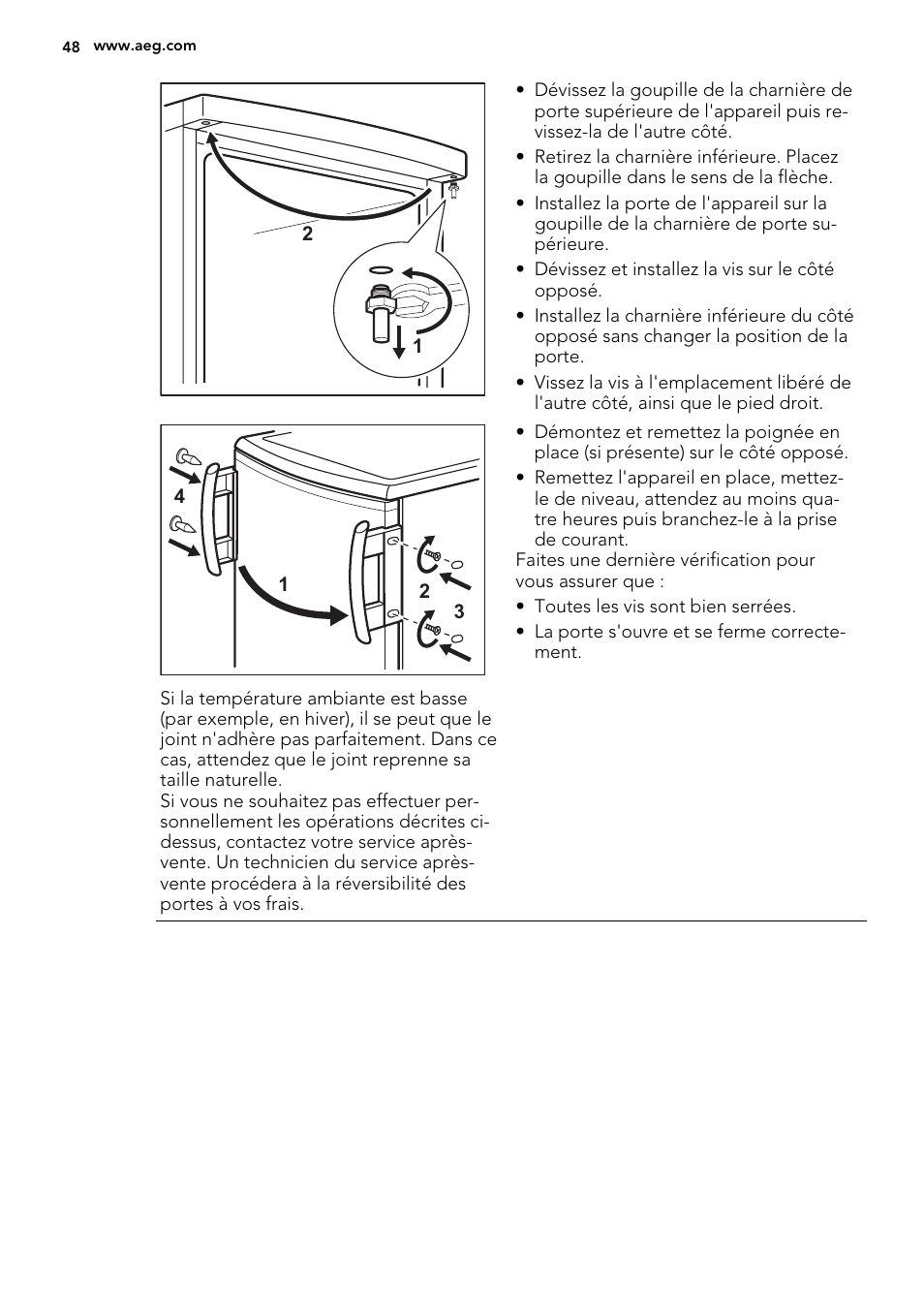 AEG S71709TSW0 User Manual | Page 48 / 68