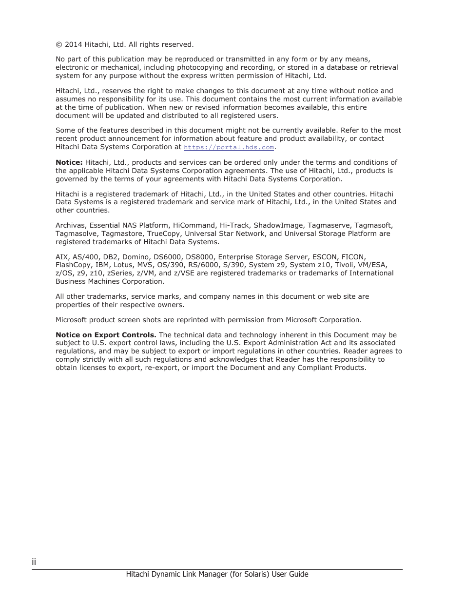 HP Hitachi Dynamic Link Manager Software Licenses User Manual | Page 2 / 646