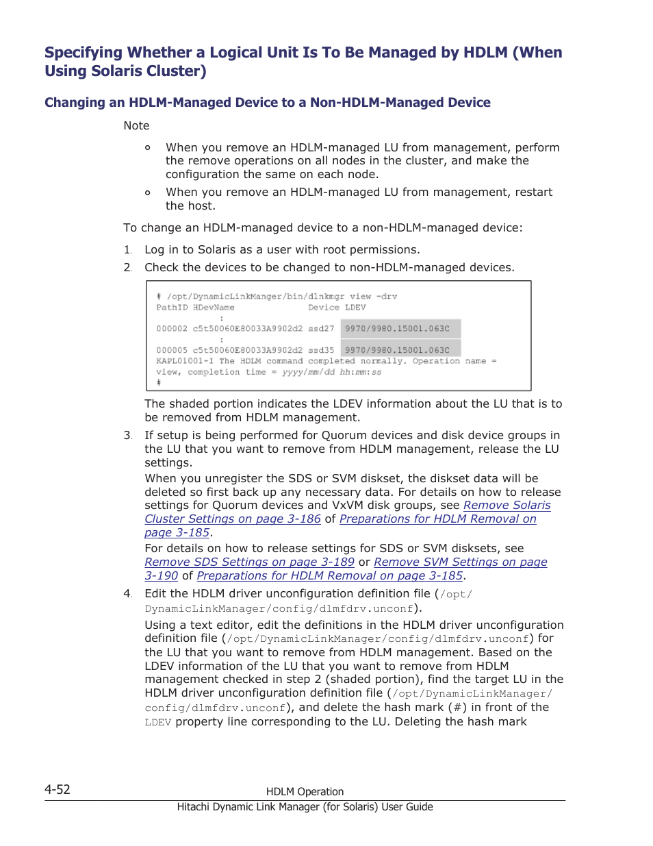 Cluster) -52 | HP Hitachi Dynamic Link Manager Software Licenses User Manual | Page 320 / 646