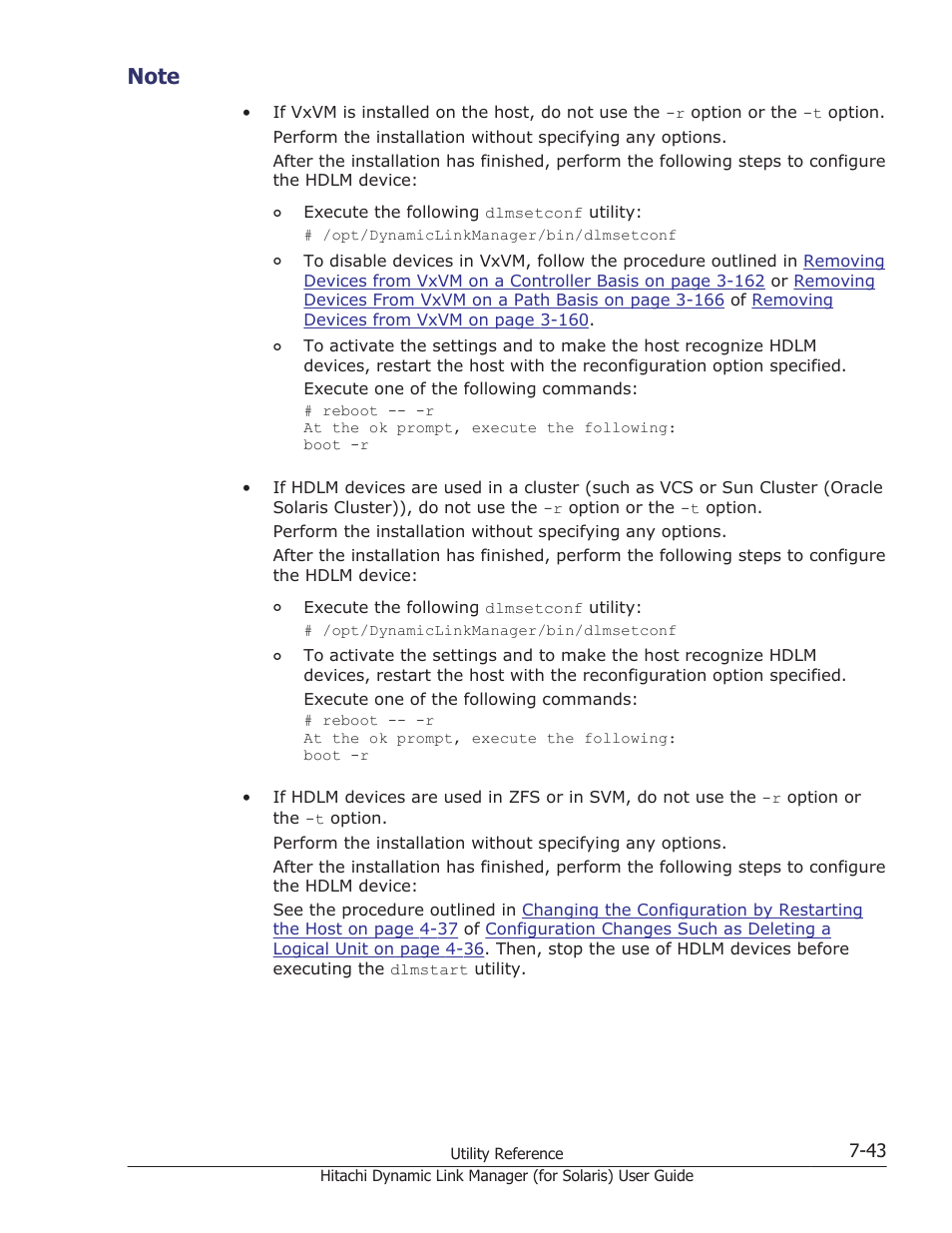 Note, Note -43 | HP Hitachi Dynamic Link Manager Software Licenses User Manual | Page 473 / 646