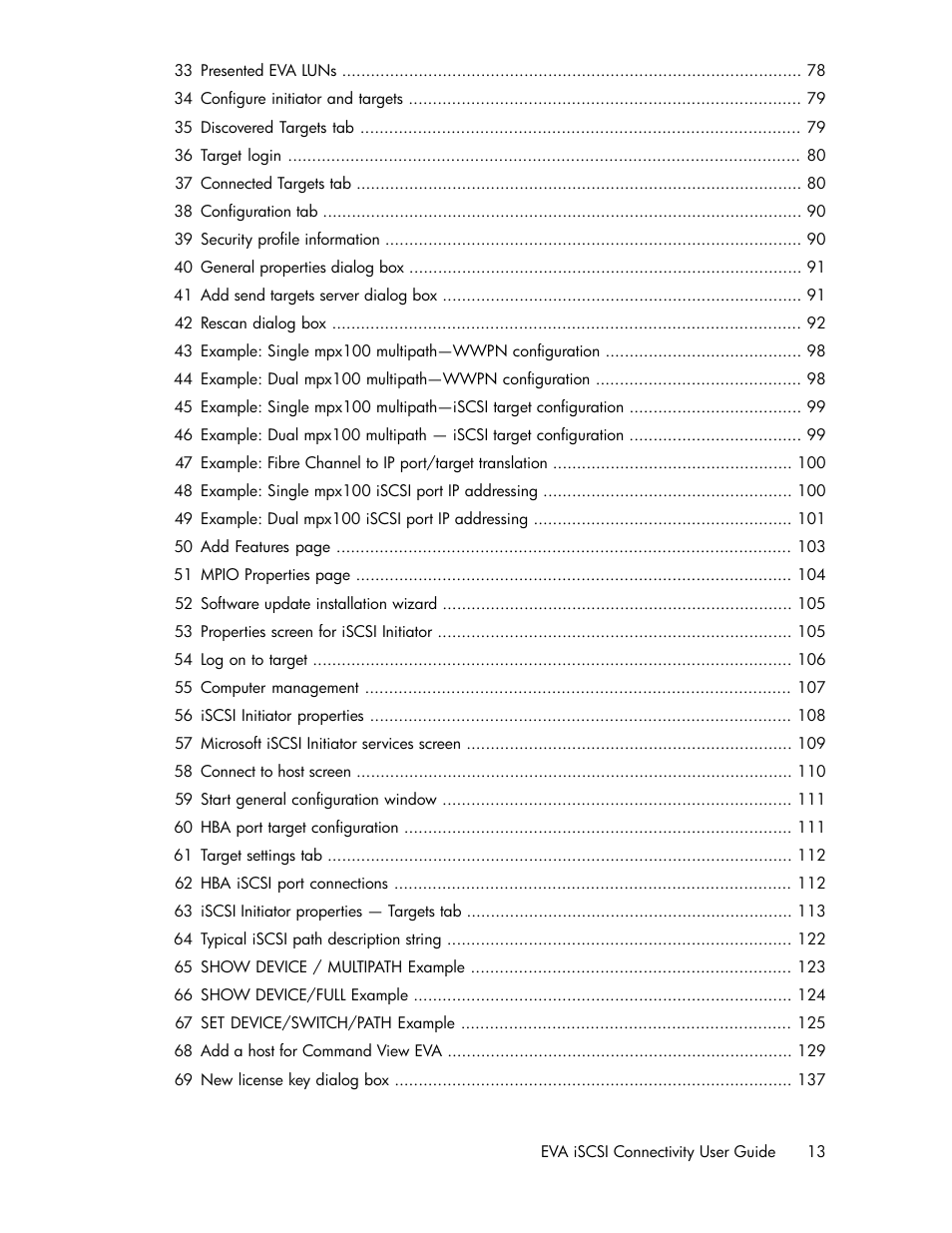 HP 3000 Enterprise Virtual Array User Manual | Page 13 / 236