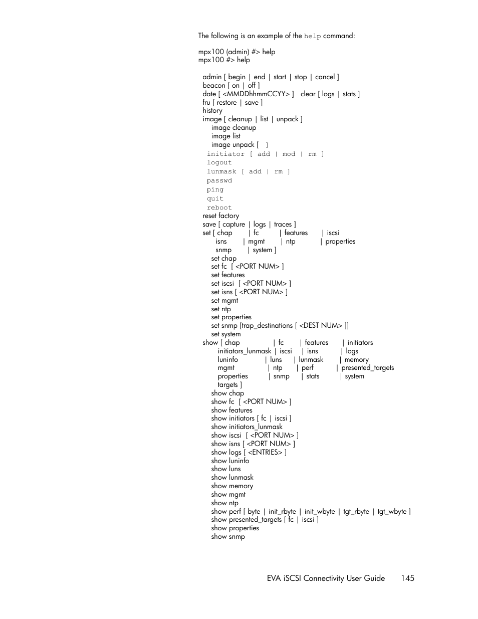 HP 3000 Enterprise Virtual Array User Manual | Page 145 / 236