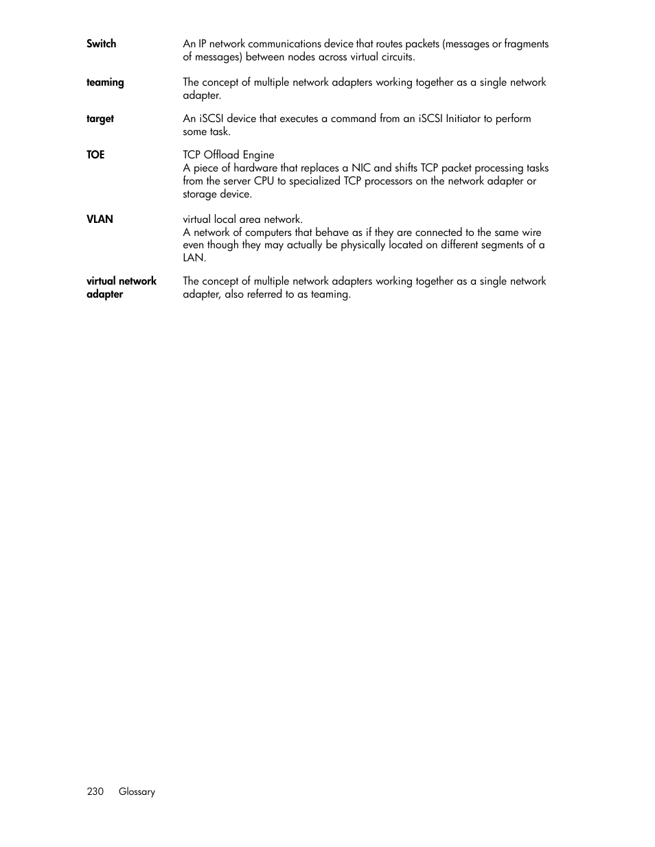 HP 3000 Enterprise Virtual Array User Manual | Page 230 / 236