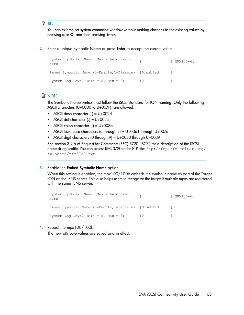 HP 3000 Enterprise Virtual Array User Manual | Page 65 / 236