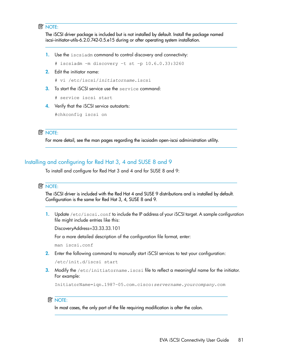 HP 3000 Enterprise Virtual Array User Manual | Page 81 / 236
