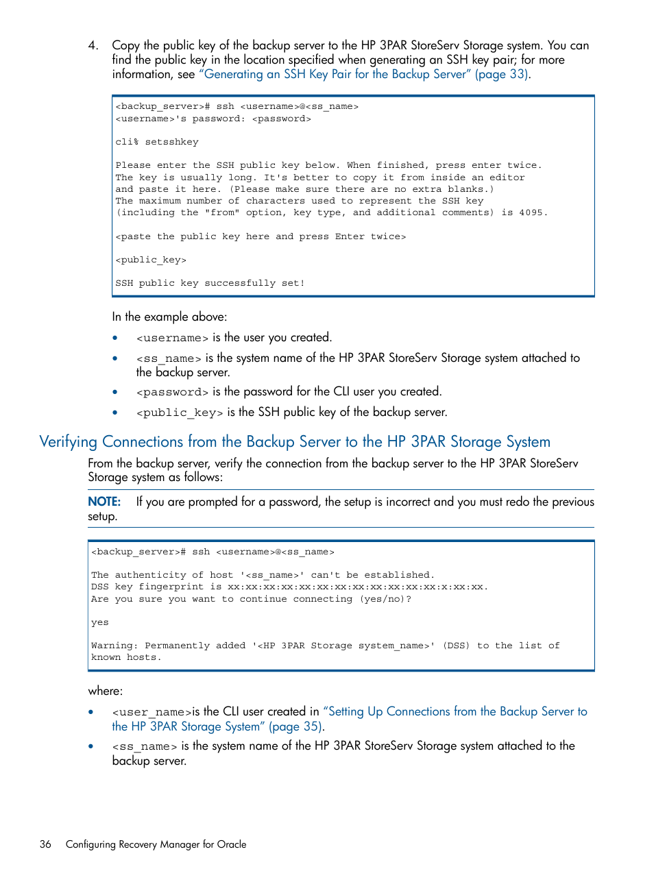 HP 3PAR Application Software Suite for Oracle Licenses User Manual | Page 36 / 199