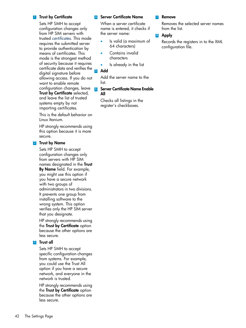 HP Systems Insight Manager User Manual | Page 42 / 100