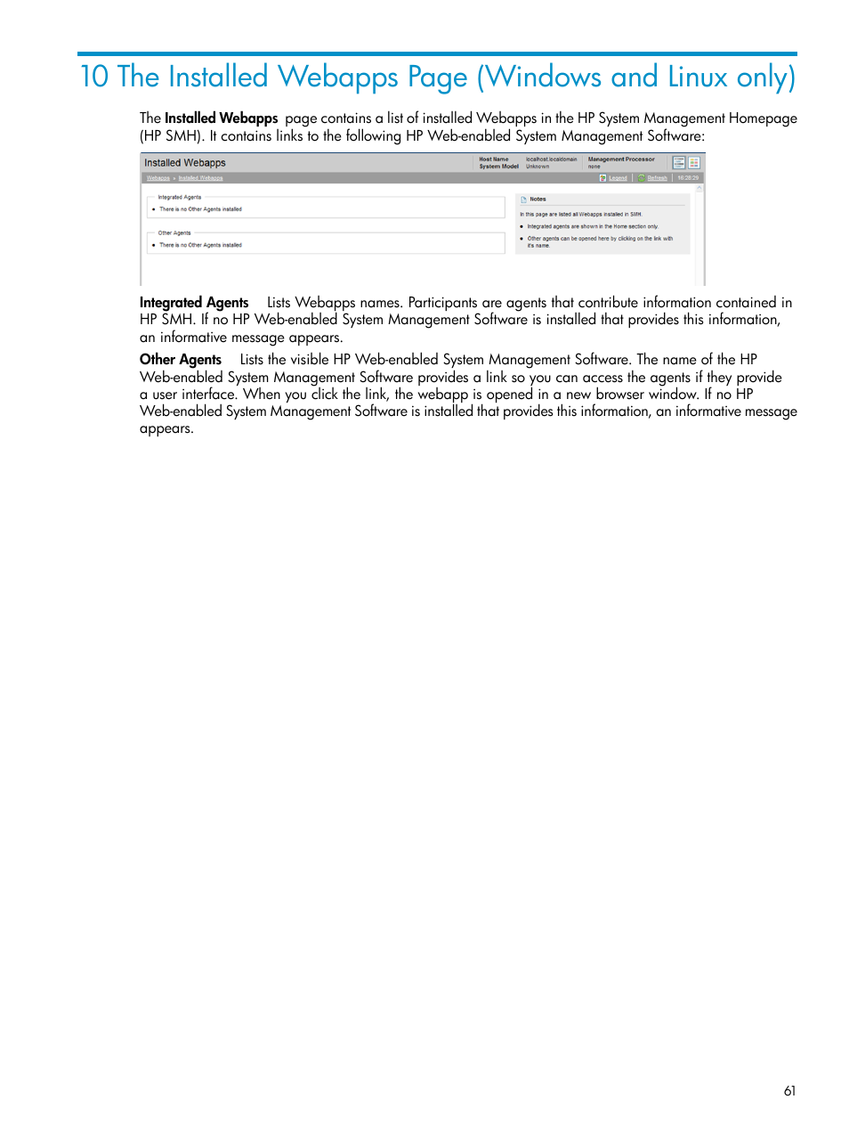 HP Systems Insight Manager User Manual | Page 61 / 100