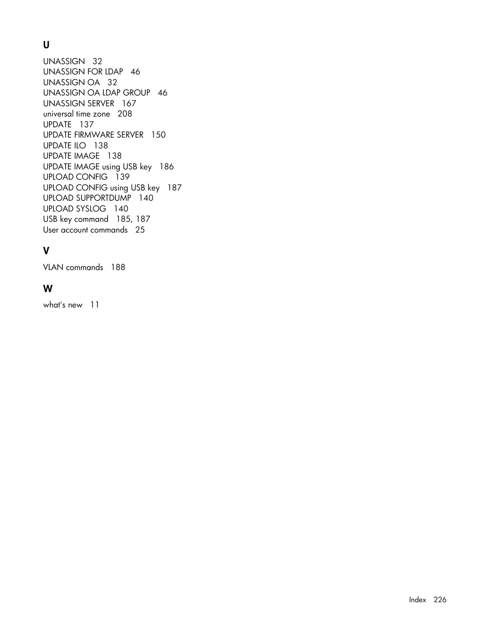 HP Onboard Administrator User Manual | Page 226 / 226
