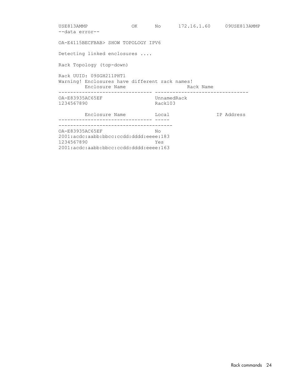 HP Onboard Administrator User Manual | Page 24 / 226