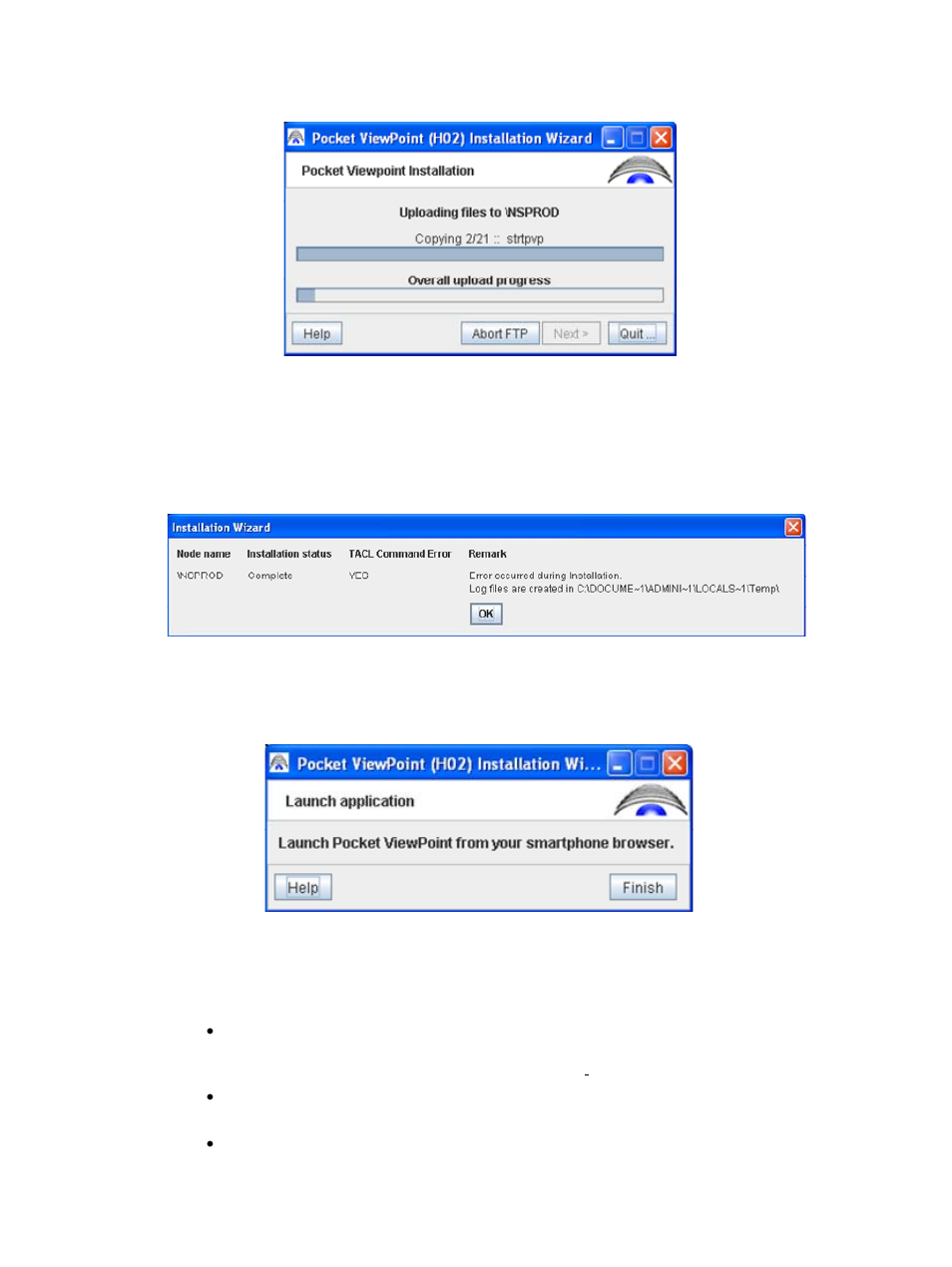 2-2-3 considerations, Figure 12 wizard installation – file transfer | HP Integrity NonStop J-Series User Manual | Page 20 / 40