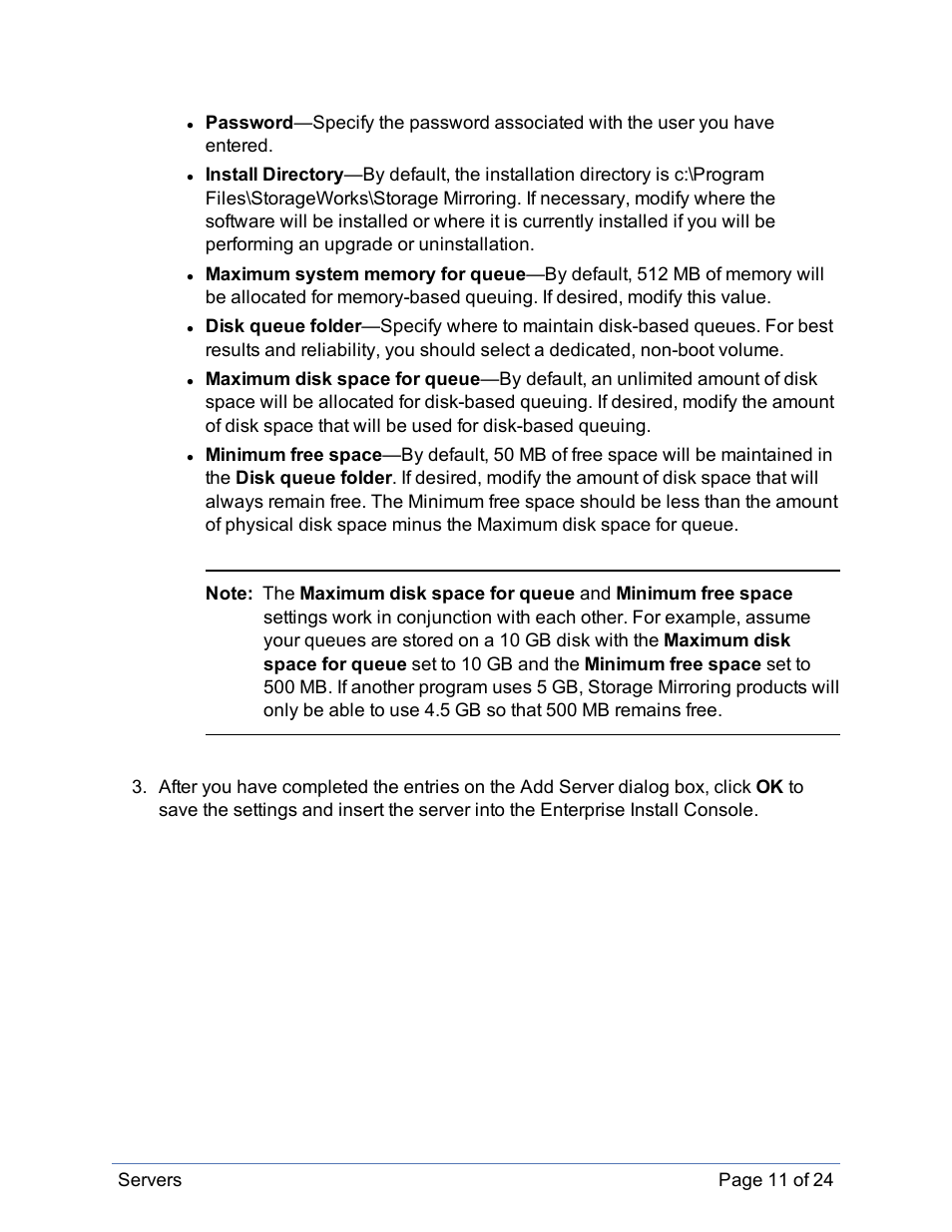 HP Storage Mirroring Software User Manual | Page 12 / 25