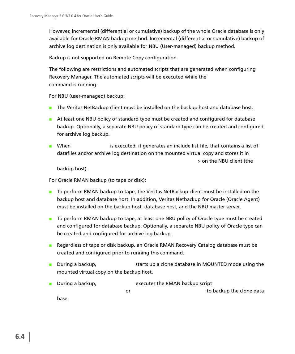 HP 3PAR Application Software Suite for Oracle User Manual | Page 118 / 196