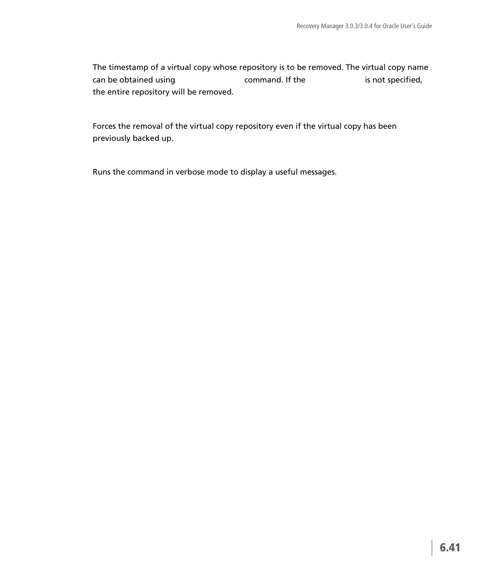HP 3PAR Application Software Suite for Oracle User Manual | Page 155 / 196