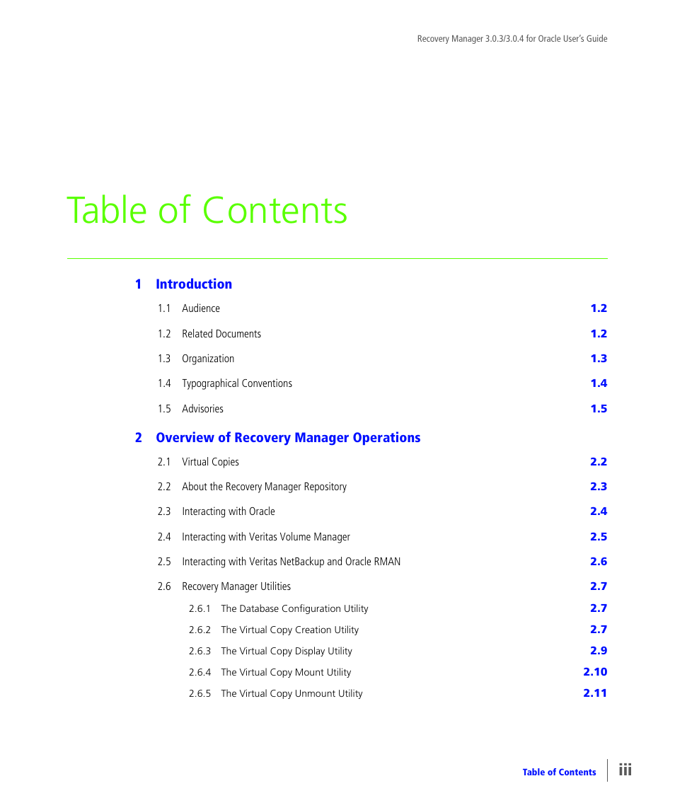 HP 3PAR Application Software Suite for Oracle User Manual | Page 3 / 196