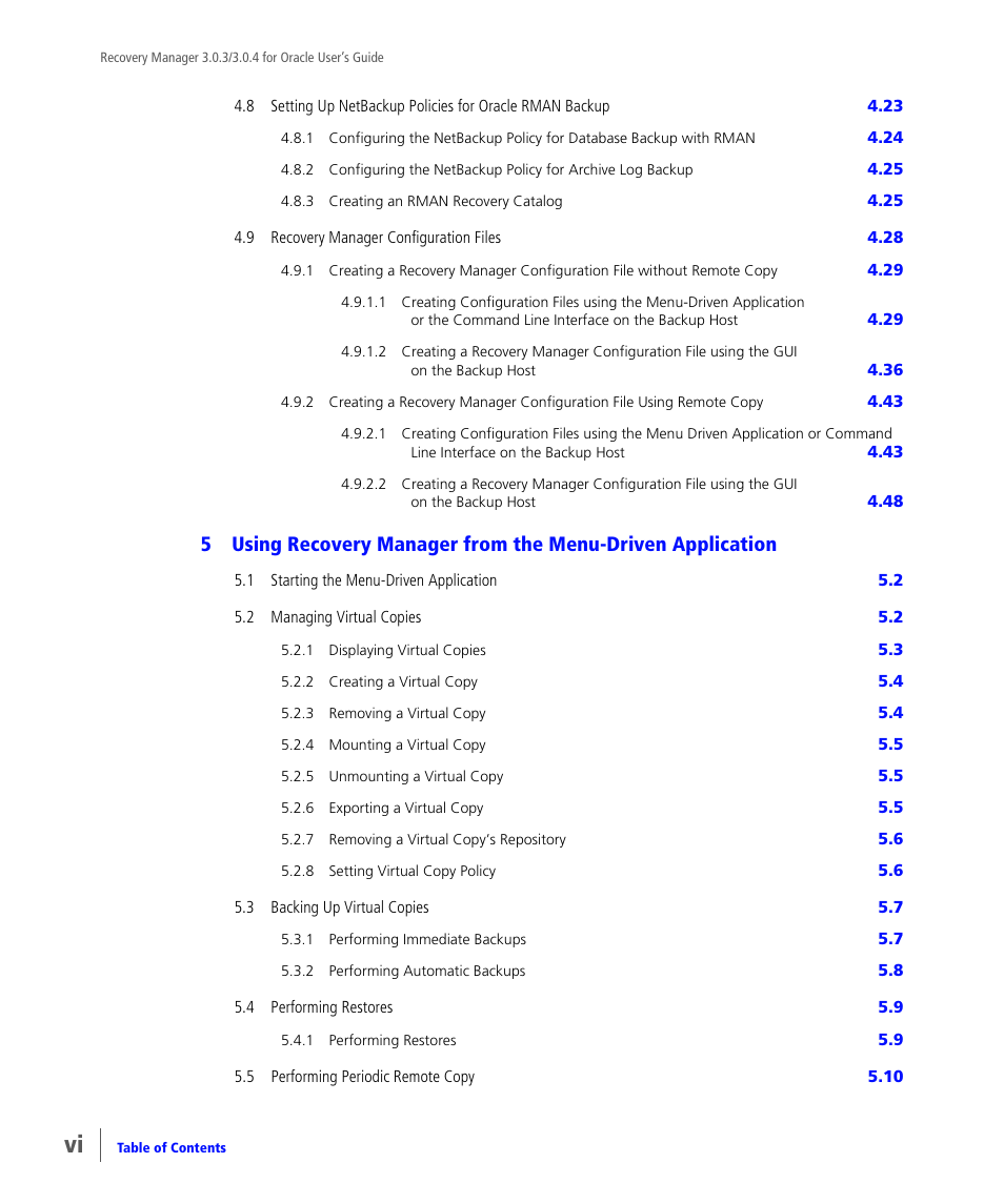 HP 3PAR Application Software Suite for Oracle User Manual | Page 6 / 196
