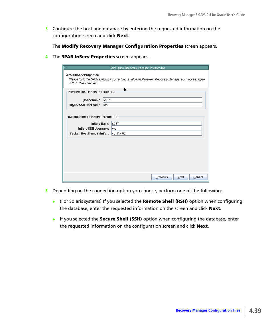 HP 3PAR Application Software Suite for Oracle User Manual | Page 89 / 196