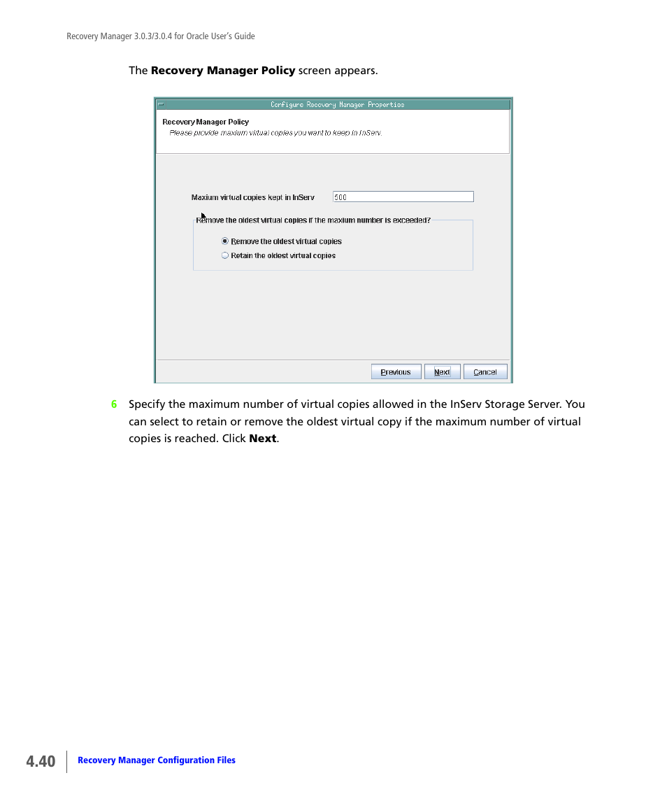HP 3PAR Application Software Suite for Oracle User Manual | Page 90 / 196