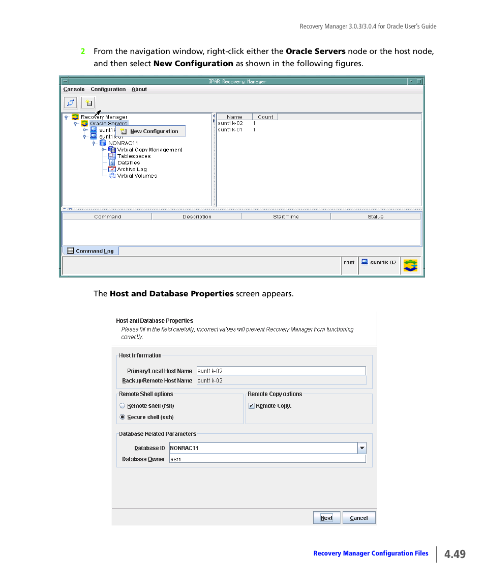 HP 3PAR Application Software Suite for Oracle User Manual | Page 99 / 196