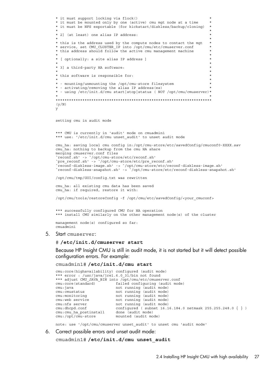 HP Insight Cluster Management Utility User Manual | Page 27 / 191