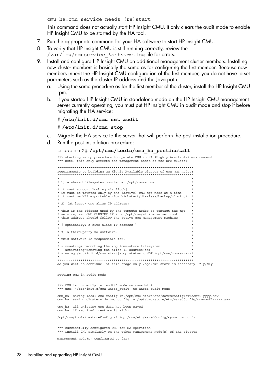 HP Insight Cluster Management Utility User Manual | Page 28 / 191