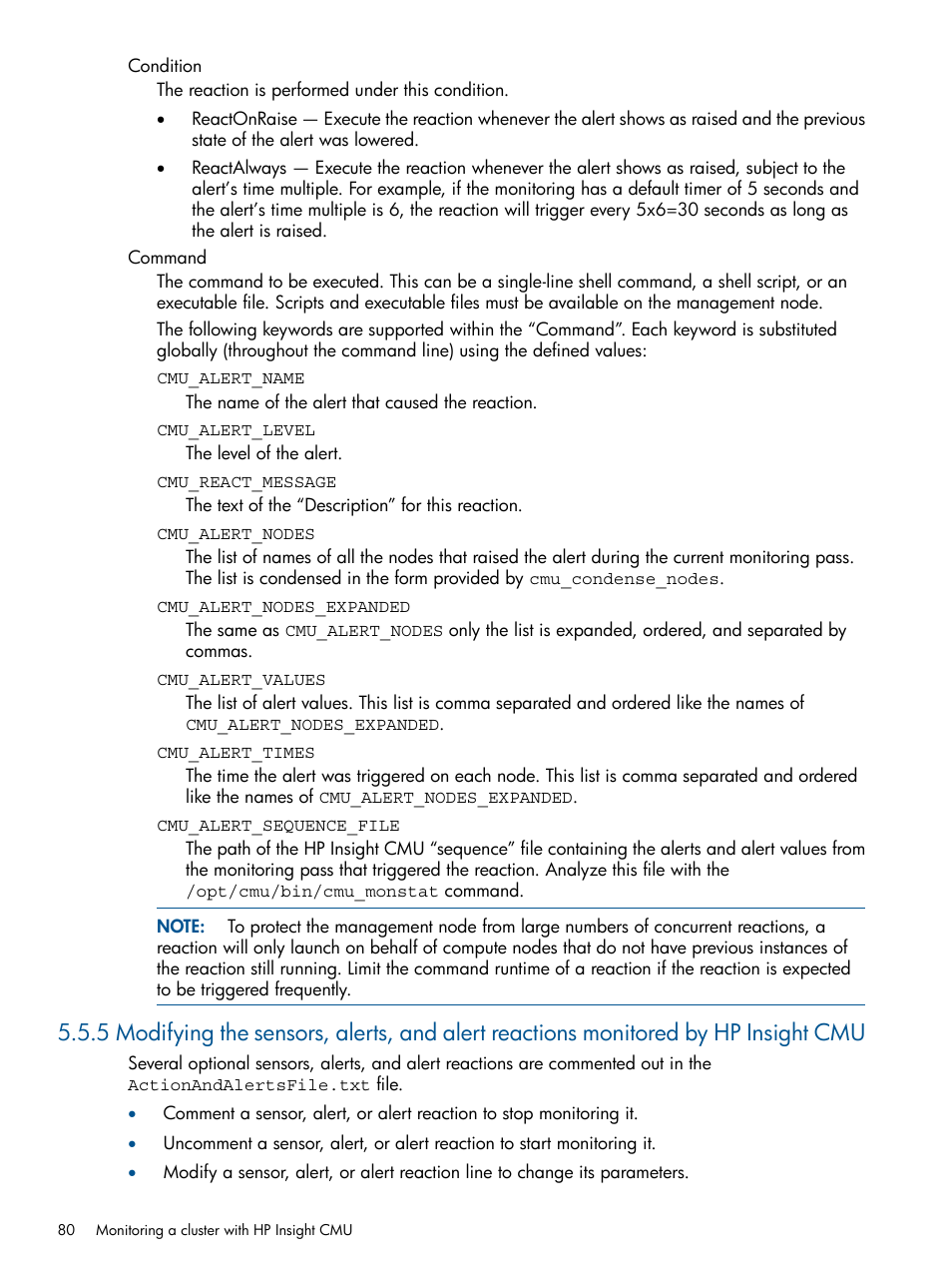 HP Insight Cluster Management Utility User Manual | Page 80 / 191