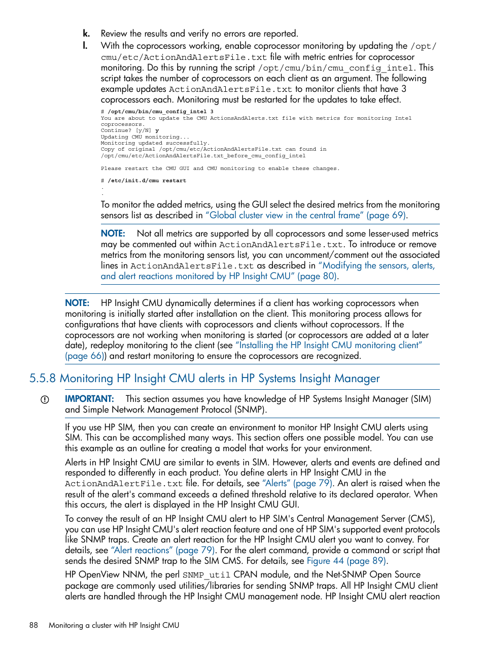 HP Insight Cluster Management Utility User Manual | Page 88 / 191