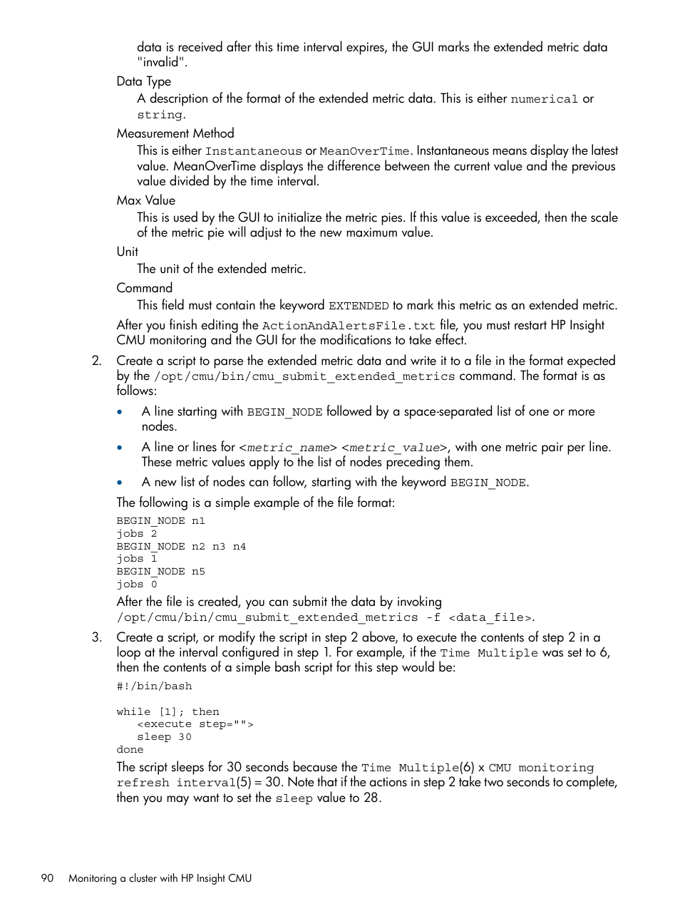 HP Insight Cluster Management Utility User Manual | Page 90 / 191