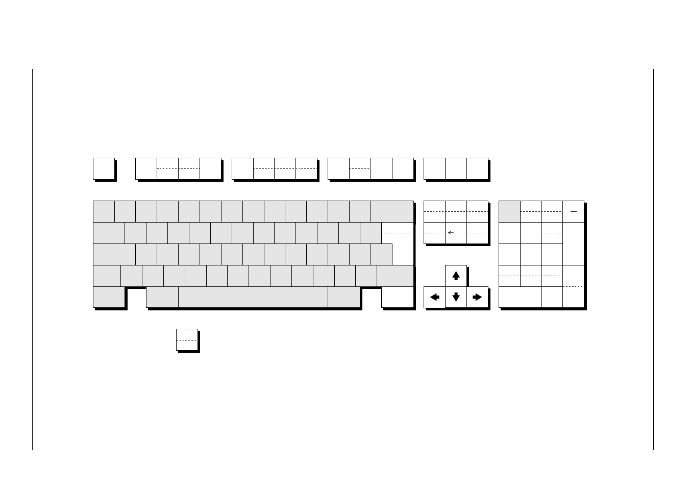 Ibm 3151 functions, Ibm 3151 emulation, Enhanced at keyboard layout | HP Compaq t5710 Thin Client User Manual | Page 201 / 342