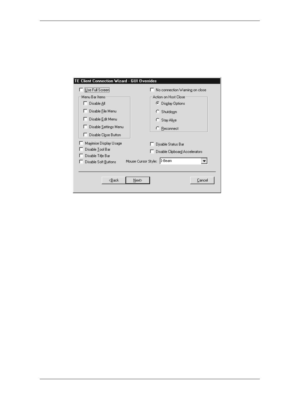 Gui overrides, Connection wizard, Gui overrides -25 | HP Compaq t5710 Thin Client User Manual | Page 37 / 342