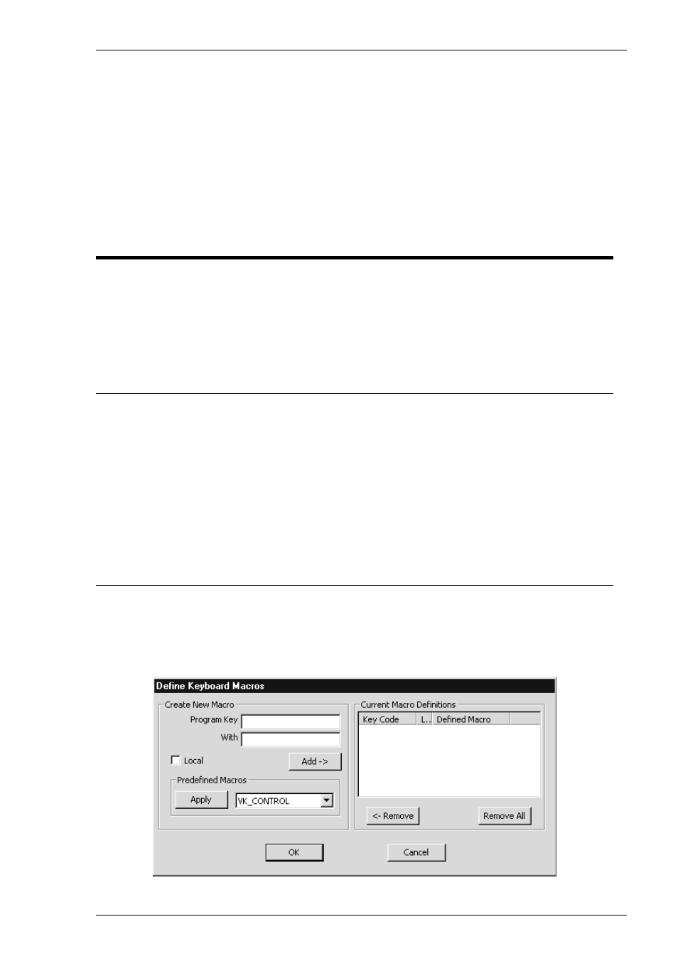 Keyboard configuration, Keyboard mapping, Defining key functions | Changing, Displaying, Changing key functions, Defining keys, Macros, Mapping, Define keyboard macros | HP Compaq t5710 Thin Client User Manual | Page 43 / 342