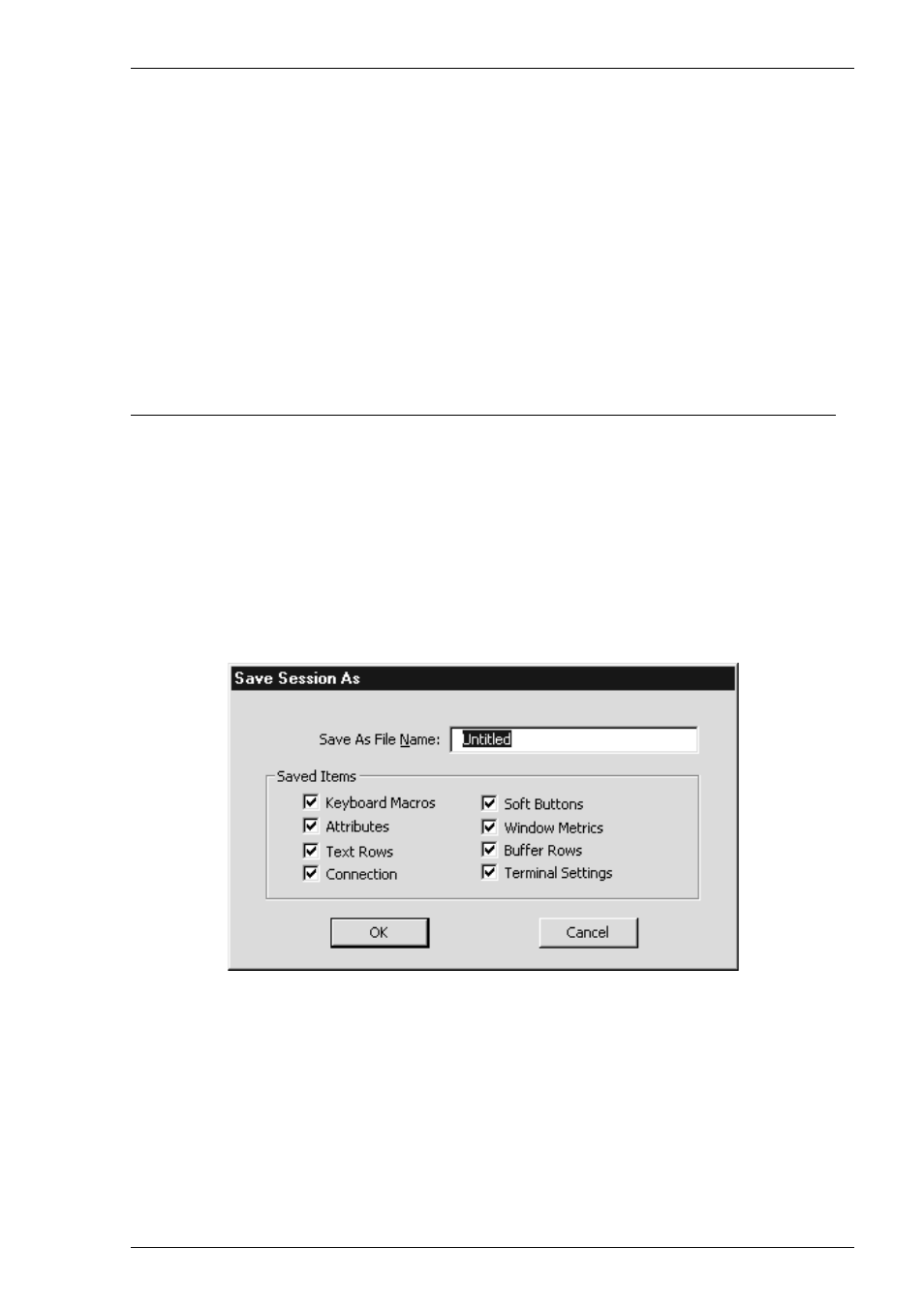 Creating a connection template, Creating, Euro character | Save session, Saving settings, Creating a connection template -5 | HP Compaq t5710 Thin Client User Manual | Page 65 / 342