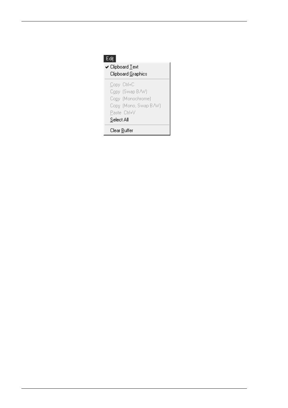Edit menu, Edit menu options, Editing text | Edit menu -14 | HP Compaq t5710 Thin Client User Manual | Page 74 / 342