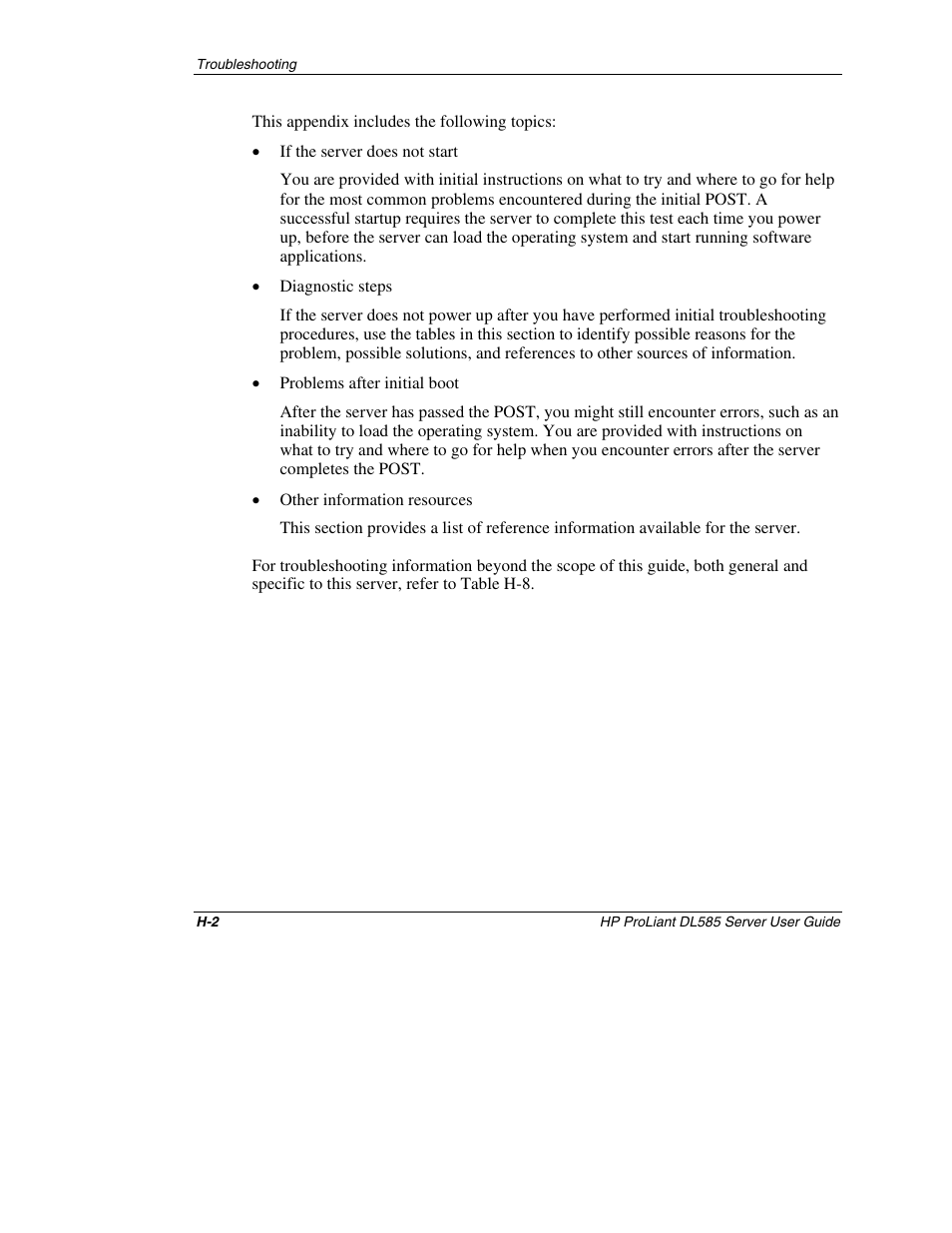 HP ProLiant DL585 Server User Manual | Page 160 / 183