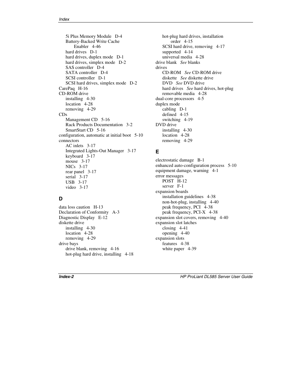 HP ProLiant DL585 Server User Manual | Page 176 / 183