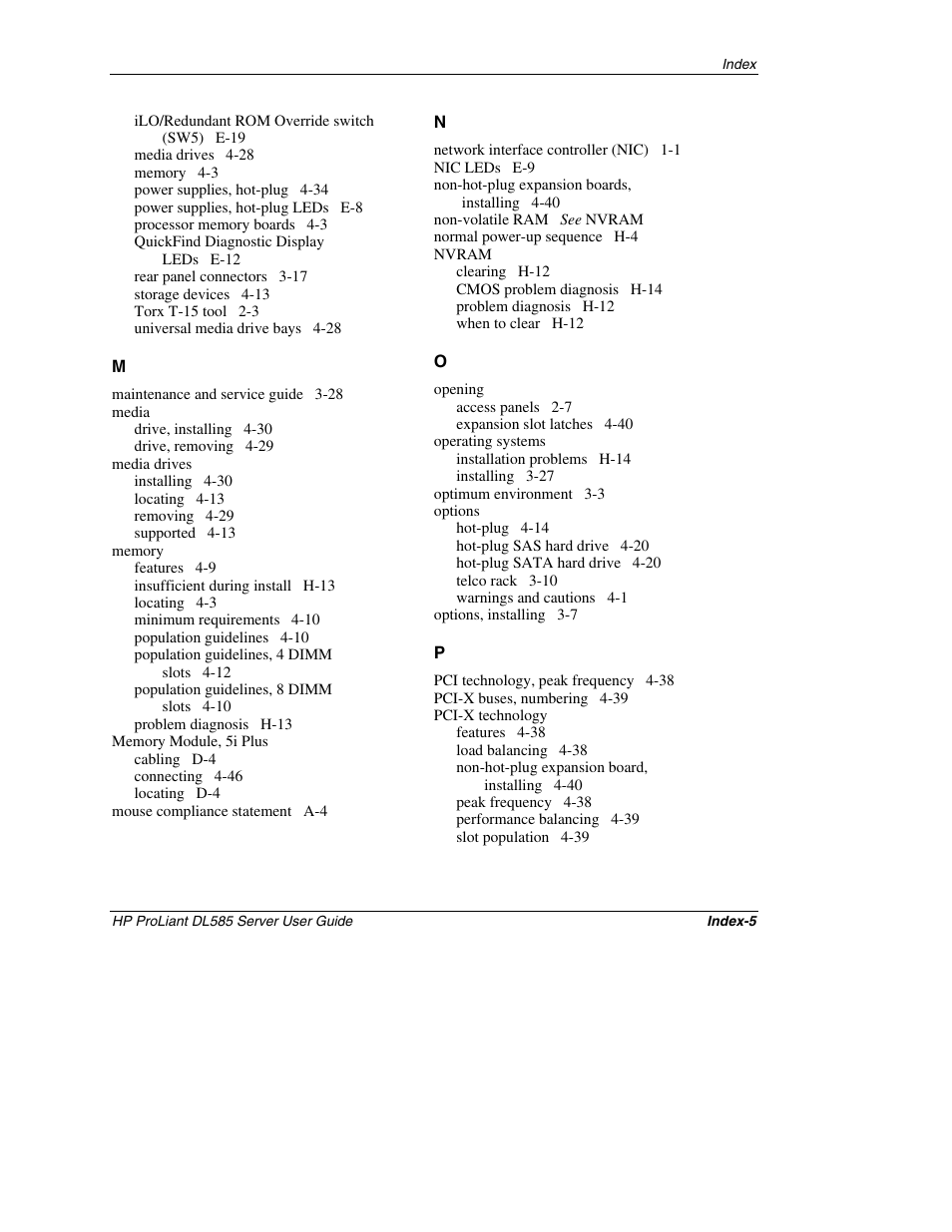 HP ProLiant DL585 Server User Manual | Page 179 / 183