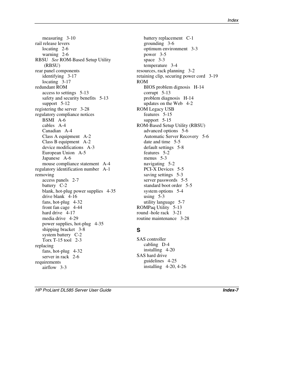 HP ProLiant DL585 Server User Manual | Page 181 / 183