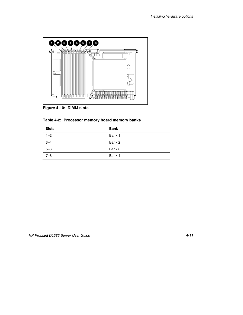 HP ProLiant DL585 Server User Manual | Page 62 / 183