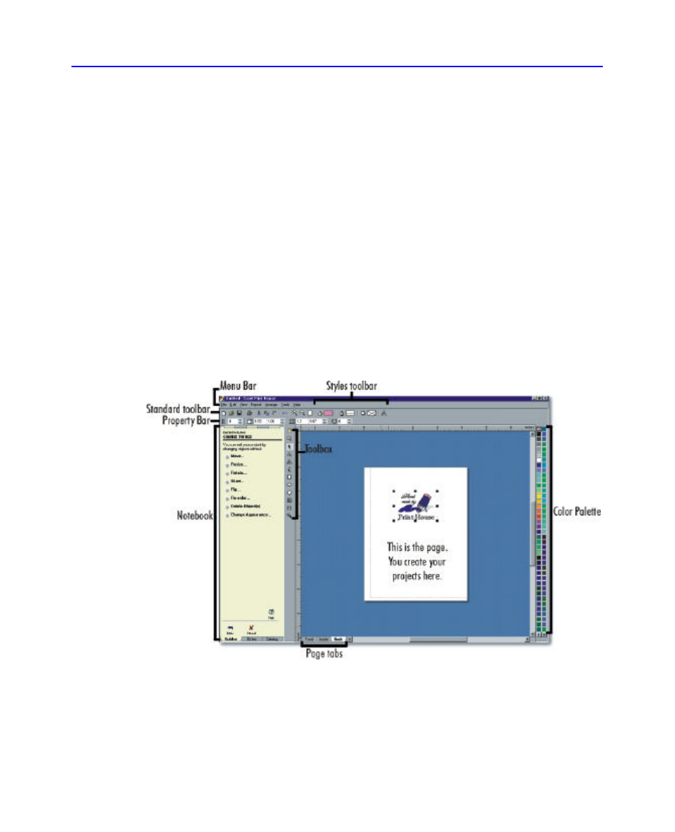 The corel print house 3 desktop | HP CD-Writer Plus Internal 8110i Drive User Manual | Page 154 / 171