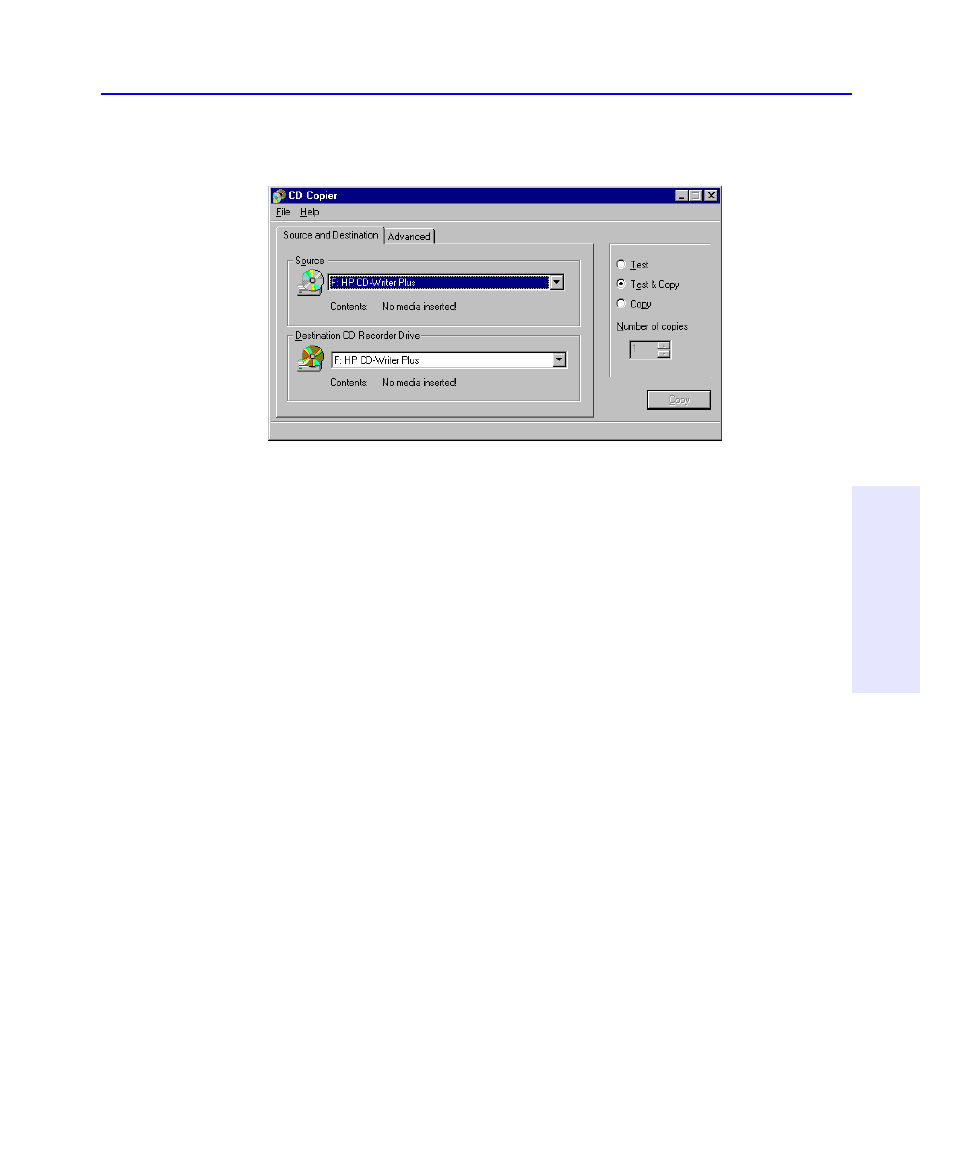 Making a copy of a cd | HP CD-Writer Plus Internal 8110i Drive User Manual | Page 92 / 171