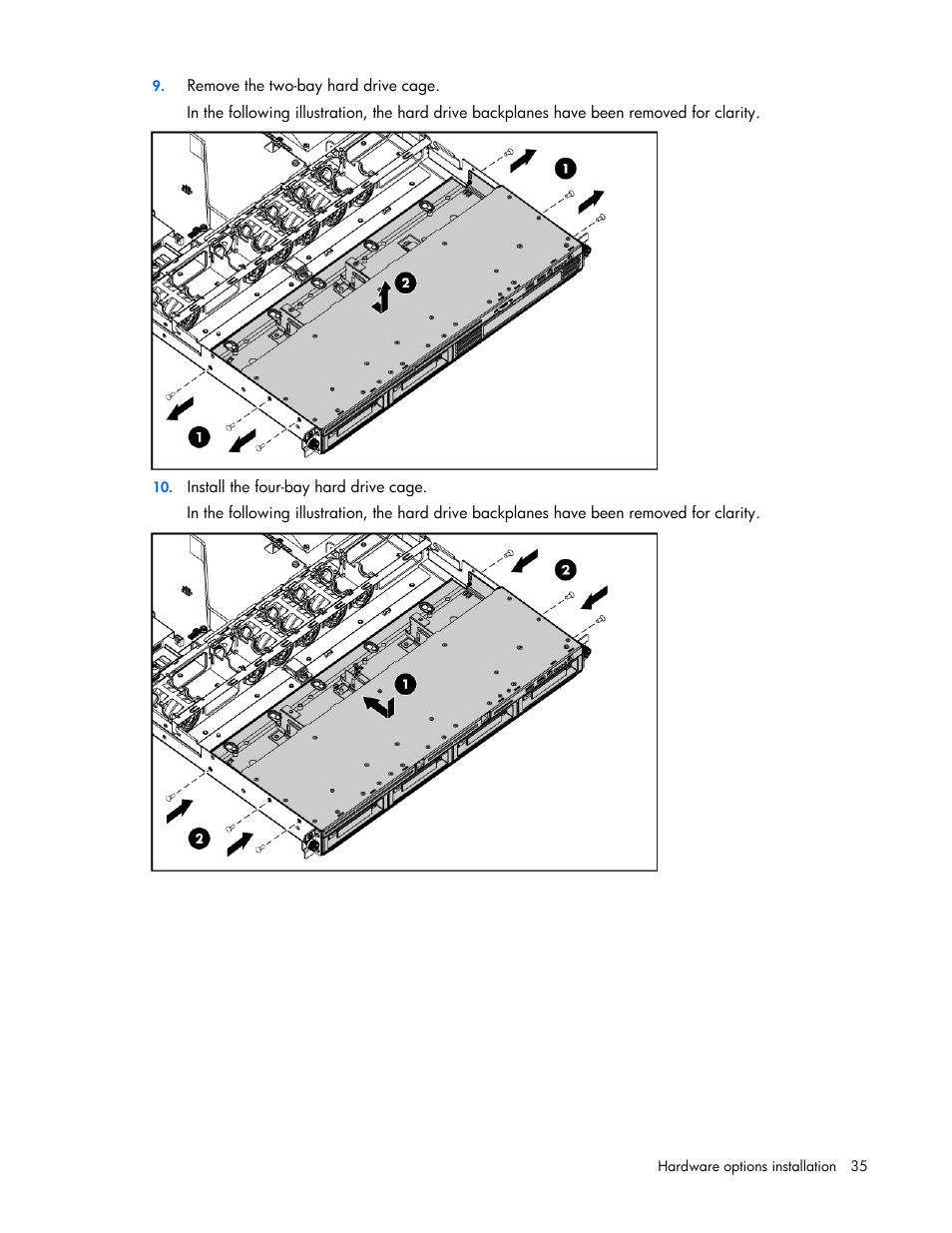 HP ProLiant DL320 G5p Server User Manual | Page 35 / 106