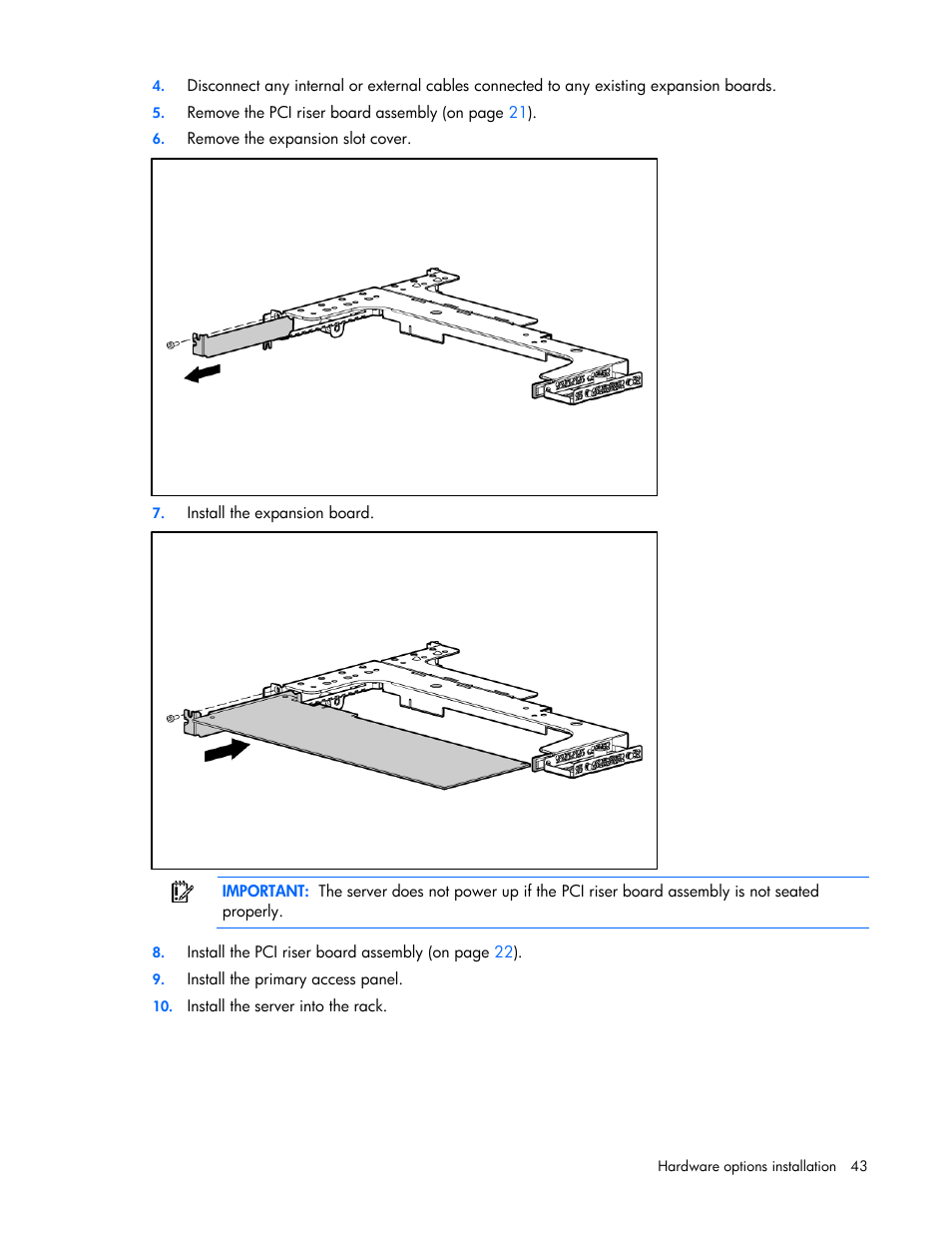 HP ProLiant DL320 G5p Server User Manual | Page 43 / 106