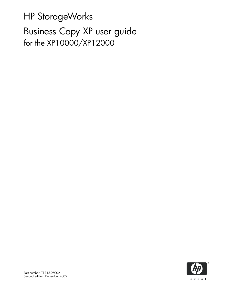 HP XP Business Copy Software User Manual | 92 pages