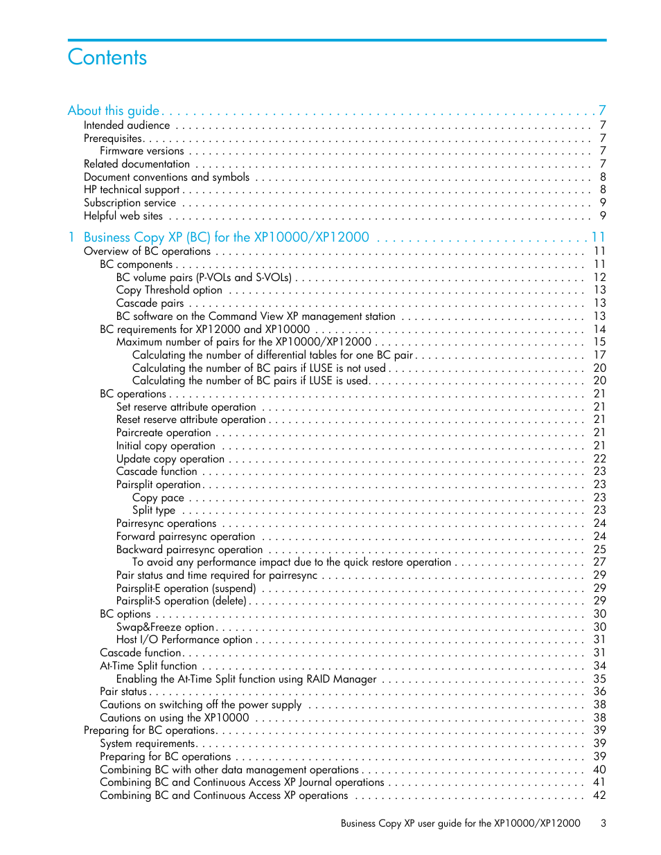 HP XP Business Copy Software User Manual | Page 3 / 92