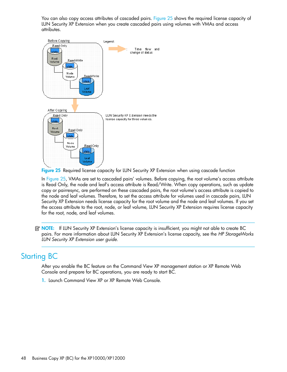 Starting bc | HP XP Business Copy Software User Manual | Page 48 / 92