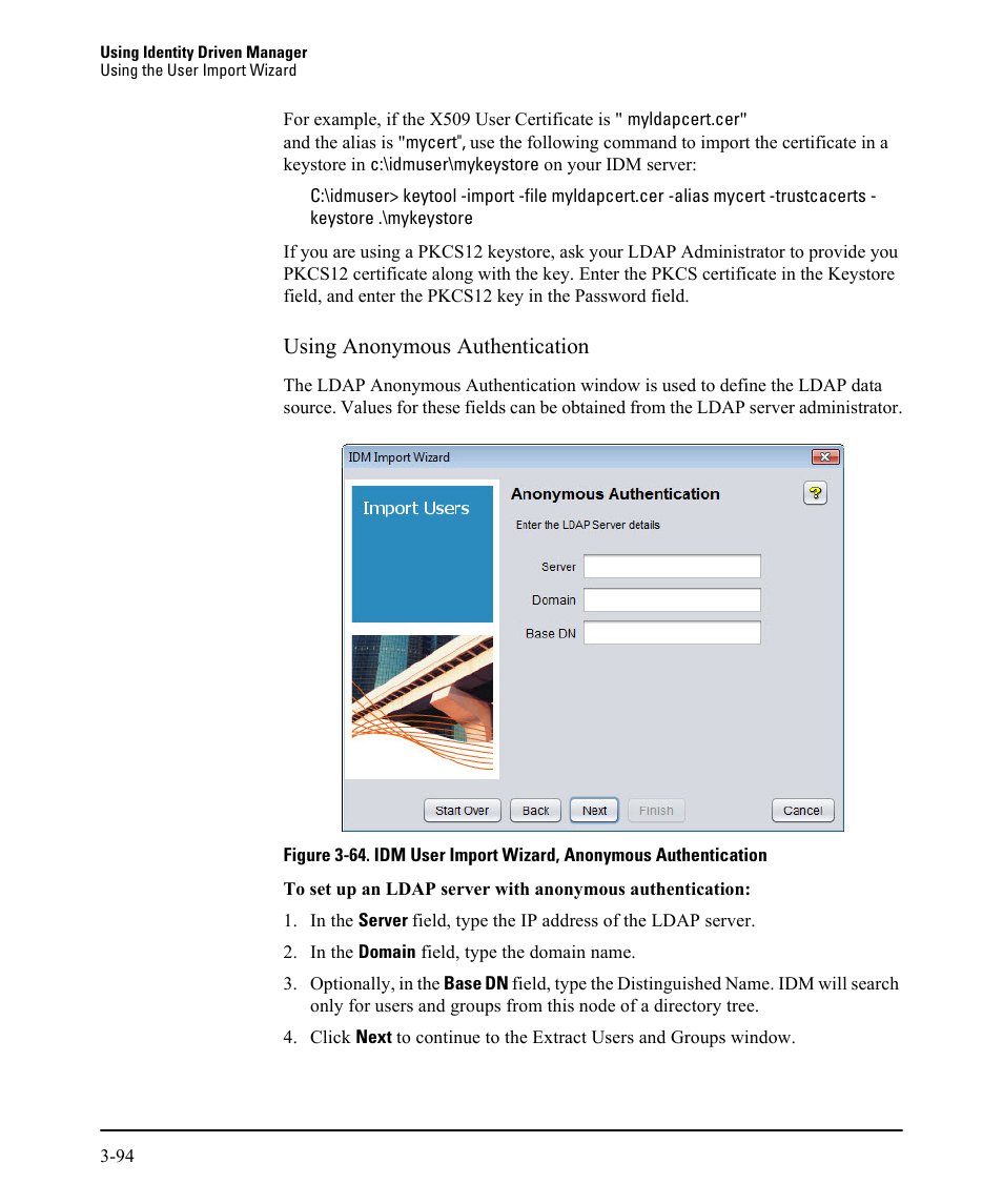 Using anonymous authentication | HP Identity Driven Manager Software Licenses User Manual | Page 158 / 230