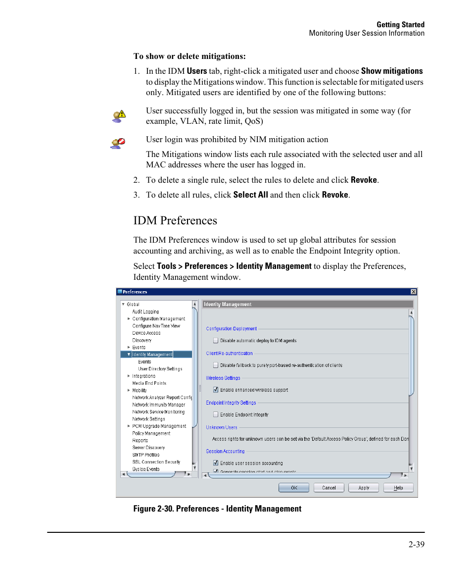 Idm preferences, Idm preferences -39 | HP Identity Driven Manager Software Licenses User Manual | Page 55 / 230