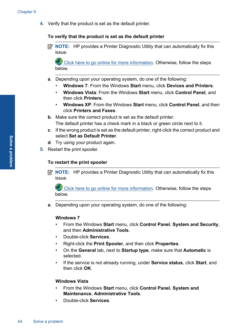 HP Photosmart Plus e-All-in-One Printer - B210e User Manual | Page 46 / 68