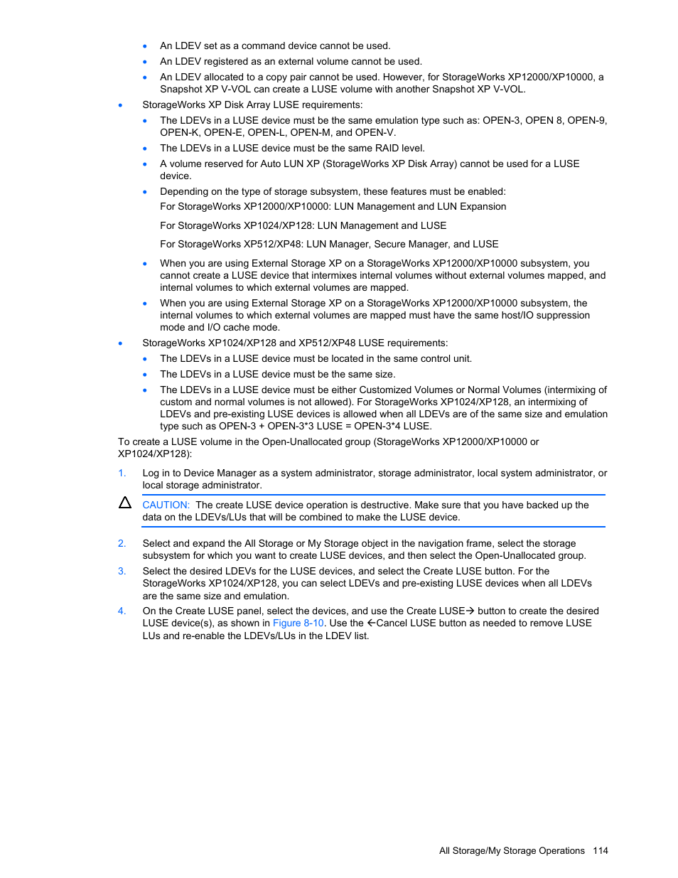 HP XP Command View Advanced Edition Software User Manual | Page 114 / 201
